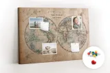tablica-do-notatek-plotno-korek-swiat-globus-mapa