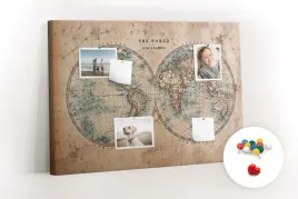 tablica-do-notatek-plotno-korek-swiat-globus-mapa