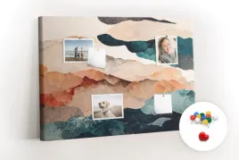 obraz-canvas-tablica-korkowa-krajobraz-sztuka