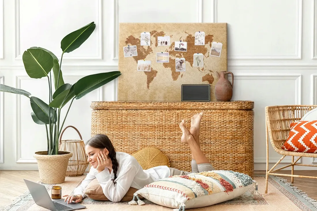 tablica-canvas-na-notatki-mapa-w-starym-stylu