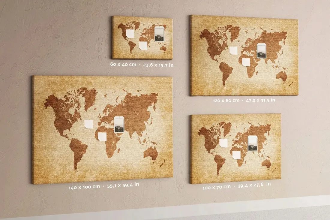 tablica-canvas-na-notatki-mapa-w-starym-stylu