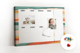 obraz-canvas-tablica-korkowa-organizator-retro