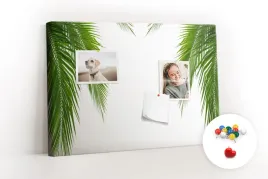 tablica-korkowa-pinezki-gratis-liscie-palma-natura