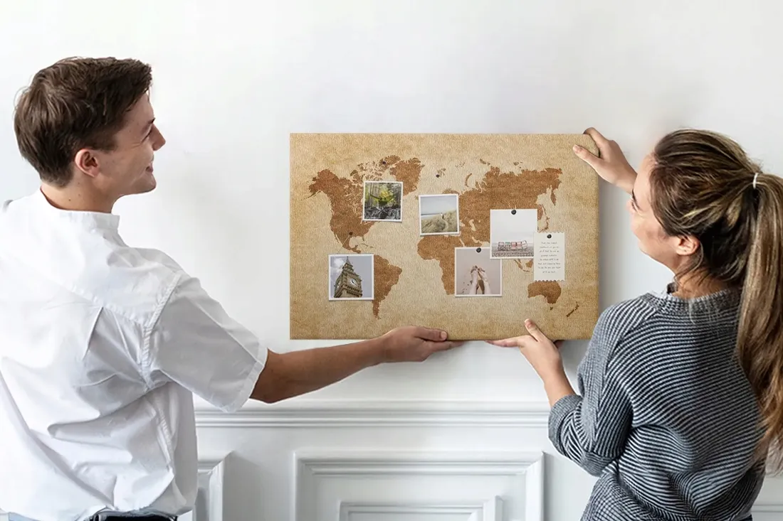 tablica-canvas-na-notatki-mapa-w-starym-stylu