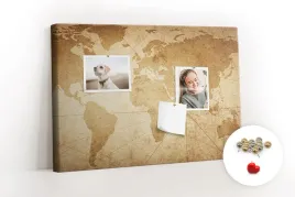 tablica-korkowa-pinezki-gratis-mapa-swiata-vintage