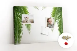 tablica-korkowa-pinezki-gratis-liscie-palma-natura