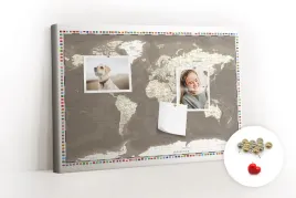 tablica-canvas-na-notatki-brazowa-mapa-swiata