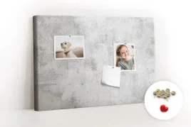 tablica-canvas-na-notatki-pinezki-betonowy-mur