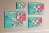 tablica-korkowa-pinezki-gratis-mapa-europy-stan-opakowania-oryginalne