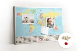 tablica-korek-z-pinezkami-geografia-mapa-swiata