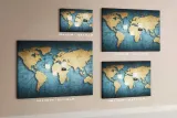 tablica-canvas-na-notatki-mapa-swiata-3d-stan-opakowania-oryginalne