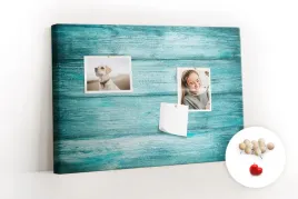 tablica-korek-obraz-canvas-niebieskie-stare-drewno