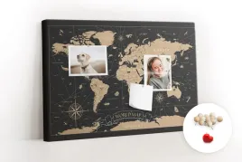 tablica-korek-z-pinezkami-vintage-mapa-swiata