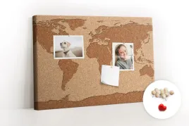 tablica-canvas-na-notatki-mapa-swiata-z-korka