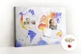 obraz-canvas-tablica-korkowa-akwarela-mapa-swiata-stan-nowy