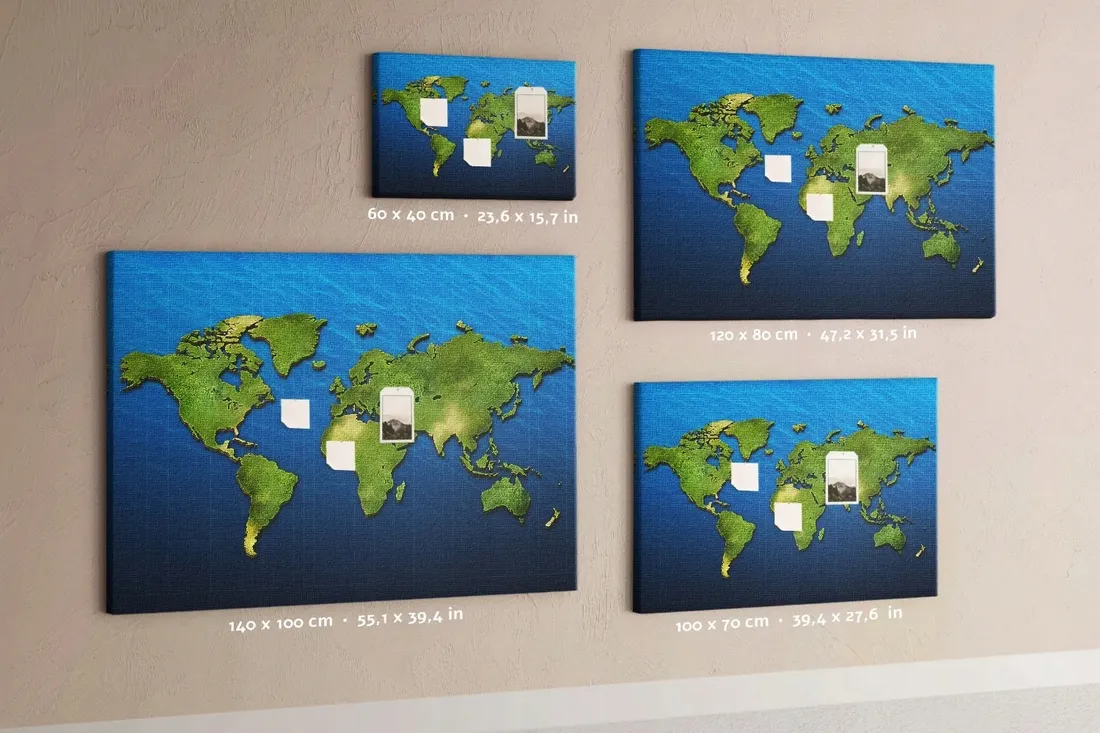 tablica-do-notatek-plotno-korek-mapa-swiata