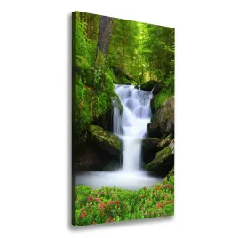 foto-obraz-na-plotnie-wodospad-w-lesie-60x120-cm