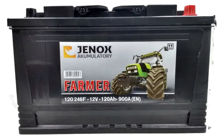 AKUMULATOR JENOX FARMER 12V 120AH 900A P+ RADOM