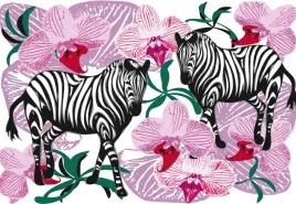 tapeta-flizelina-zebry-kwiat-orchidei-152x104