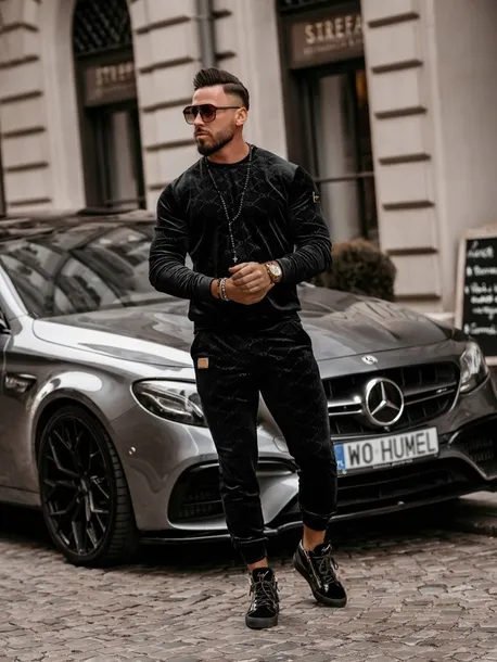Komplet męski OLAVOGA ERIK czarny - L