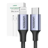 kabel-ugreen-us304-usb-c-lightning-1-5m-czarny