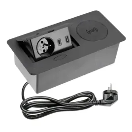 przedluzacz-biurkowy-wpuszczany-1-gniazdo-ladowarka-indukcyjna-2-x-usb