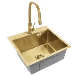 rea-zlewozmywak-leo-50-brush-gold-bateria-fresh-bg