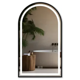 lustro-lazienkowe-led-60x100cm-podswietlane-lukowe-czarna-rama-antypara