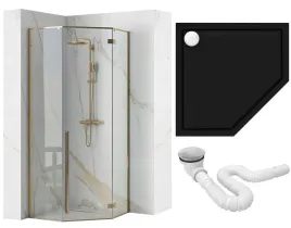 kabina-prysznicowa-diamond-90x90-zlota-gold-brodzik-czarny-black-narozna