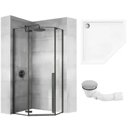 kabina-prysznic-diamond-80x80-czarna-brodzik-bialy