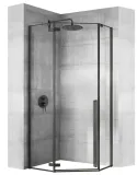 kabina-diamond-black-100x100x195