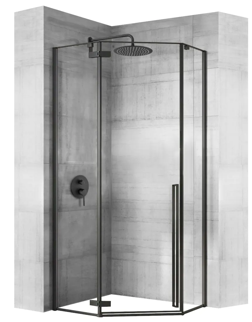 kabina-diamond-black-100x100x195