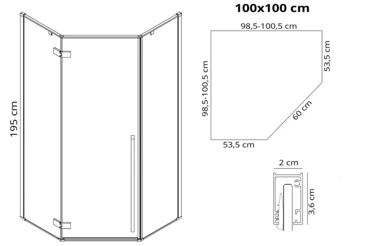 kabina-diamond-black-100x100x195-stan-nowy-ksztalt-prostokatny