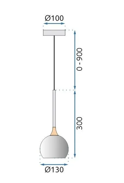 toolight-lampa-g087-1cp-black-chrome-stan-nowy