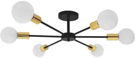 lampa-sufitowa-zyrandol-plafon-pajak-zlota-czarna-e27-black-gold
