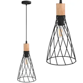 lampa-sufitowa-wiszaca-boho-rustykalna-czarna-drewno-metal
