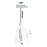 toolight-lampa-g129-cp-gold-zasilanie-sieciowe
