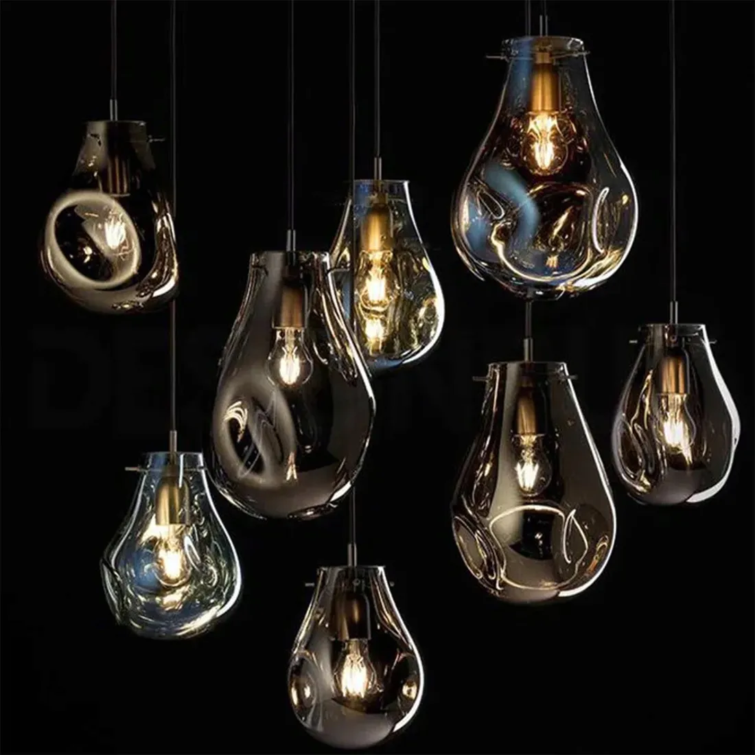 lampa-wiszaca-sufitowa-szklana-brazowa-amber-loft-szklo-asymetryczna-app328