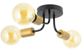 lampa-sufitowa-wiszaca-czarno-zlota-3xe27-60w
