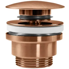 rea-korek-umywalkowy-klik-klak-uniwersalny-miedz-szczotkowana