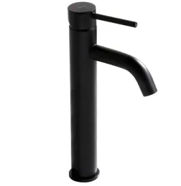 bateria-umywalkowa-czarna-wysoka-stojaca-nablatowa-rea-lungo-black-28-cm