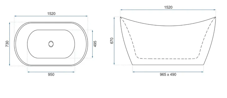 rea-wanna-ferrano-slim-150-cm-material-wykonania-akrylowa