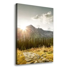 foto-obraz-na-plotnie-zachod-slonca-tatry-70x100cm