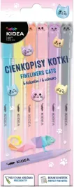 cienkopisy-6-kolorow-kotki-kidea-cik6ka
