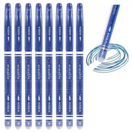 dlugopis-zmazywalny-niebieski-07mm-wymazywalny-z-gumka-kidea-8szt