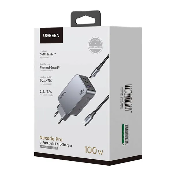 ladowarka-sieciowa-ugreen-nexode-pro-100w-usb-2xusb-c-szara-typ-pozostale