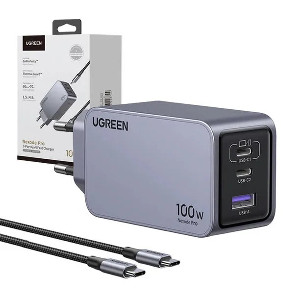 ladowarka-sieciowa-ugreen-nexode-pro-100w-usb-2xusb-c-szara-kod-producenta-ugreen