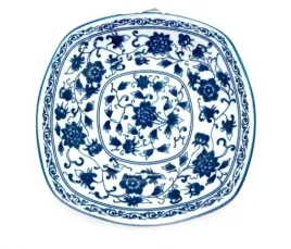 talerz-ceramiczny-kwadratowy-195x35cm-bialy-w-niebieskie-kwiaty-149546