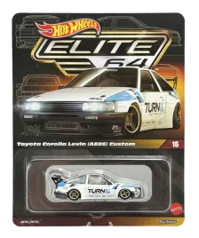 hot-wheels-elite-64-toyota-corolla-levin-ae86-custom-jcv06-nowy-model-metal