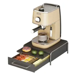 polka-z-szufladka-na-ekspres-sprzet-kuchenny-czarny